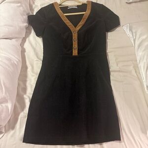 Corduroy mini dress